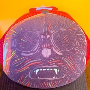 Stocking Birthday Gift NWT Trucker ChewBacca Star Wars Hat